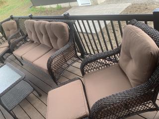 Chairs on a deck