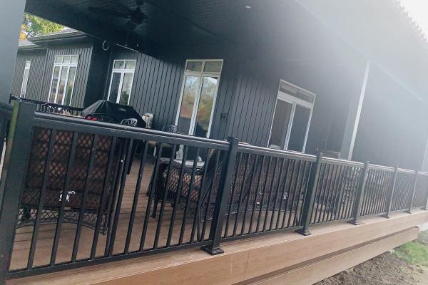 Side of house with deck
